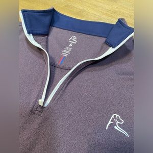 Rhoback purple performance quarter-zip, excellent condition size SMALL